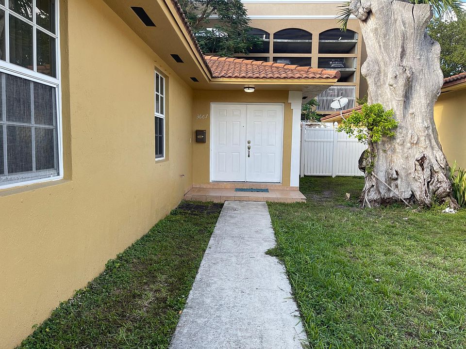 Main entrance to the property.