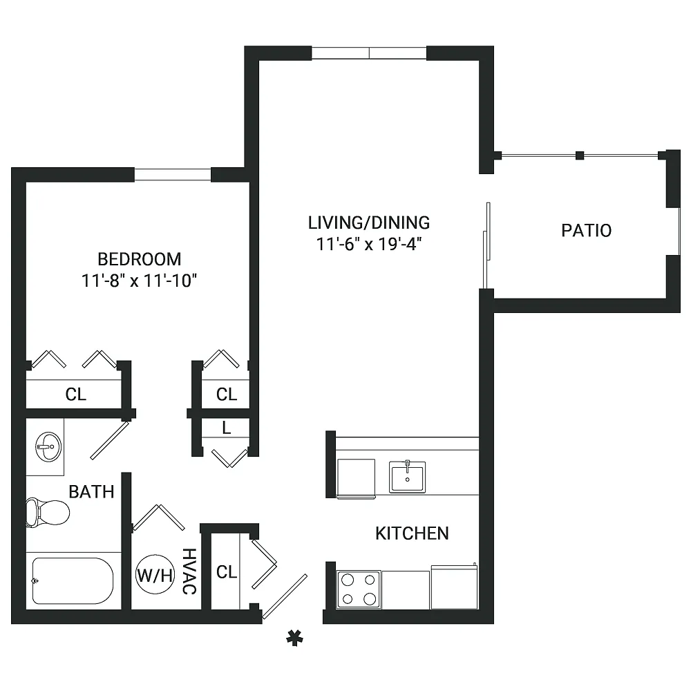 Floor plan Tranquility
