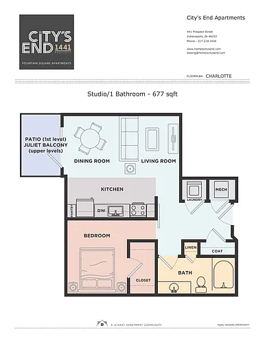 Floor plan Charlotte 1.1