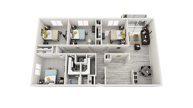 Floor plan Tremont - Station
