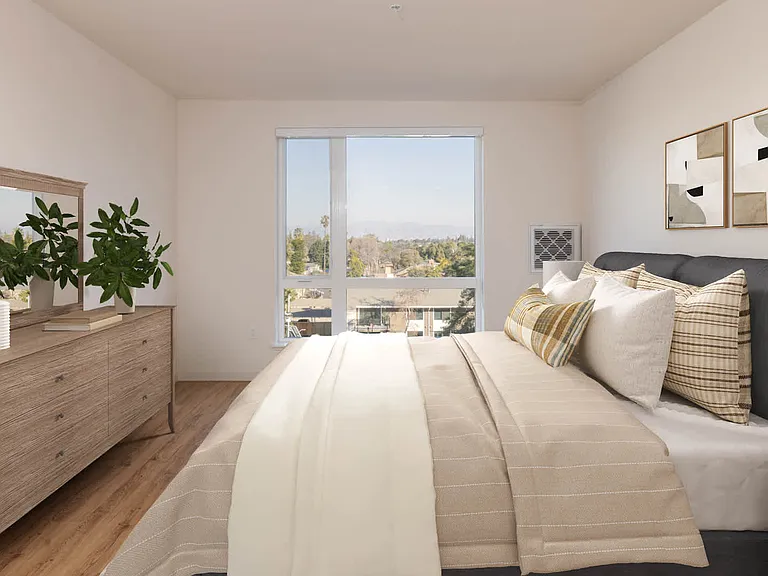 Bedroom with Hard Surface Flooring