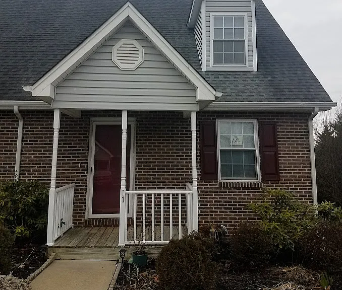 front of townhouse