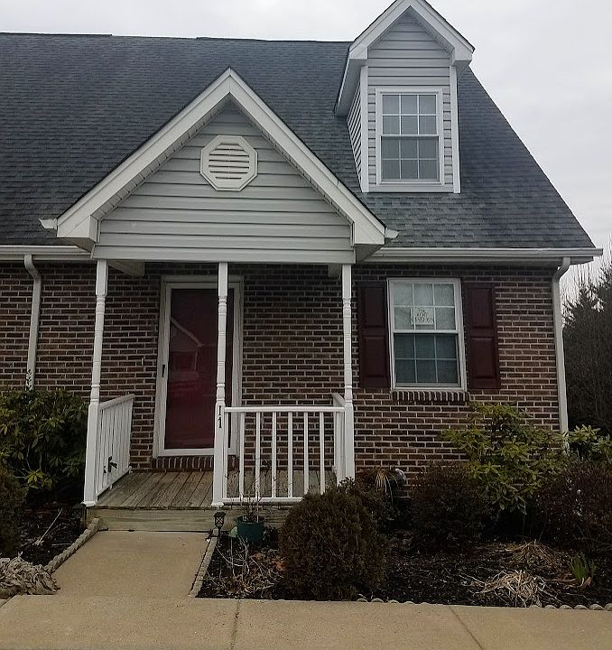 front of townhouse