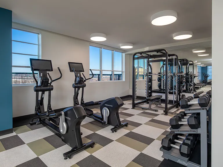 Fitness Center Ellipticals and Weight Machine