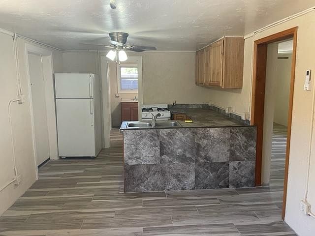 kitchen view from the living room