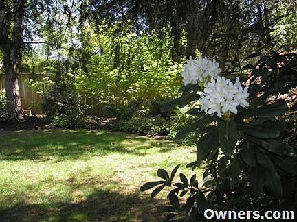 Large, private, fenced yard