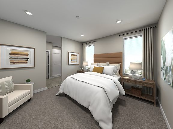 Scout floorplan interior image rendering at a Meritage Homes Community in Eagle Mountain, UT.