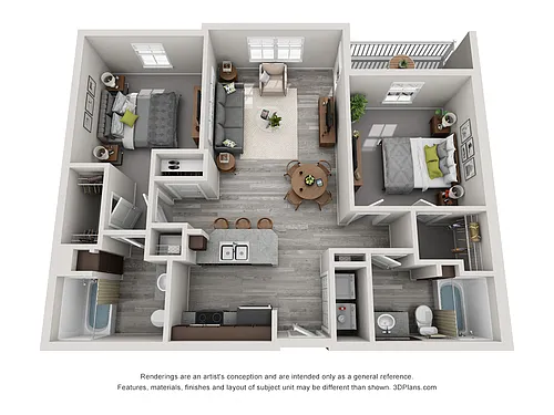 Floor plan The Drexel