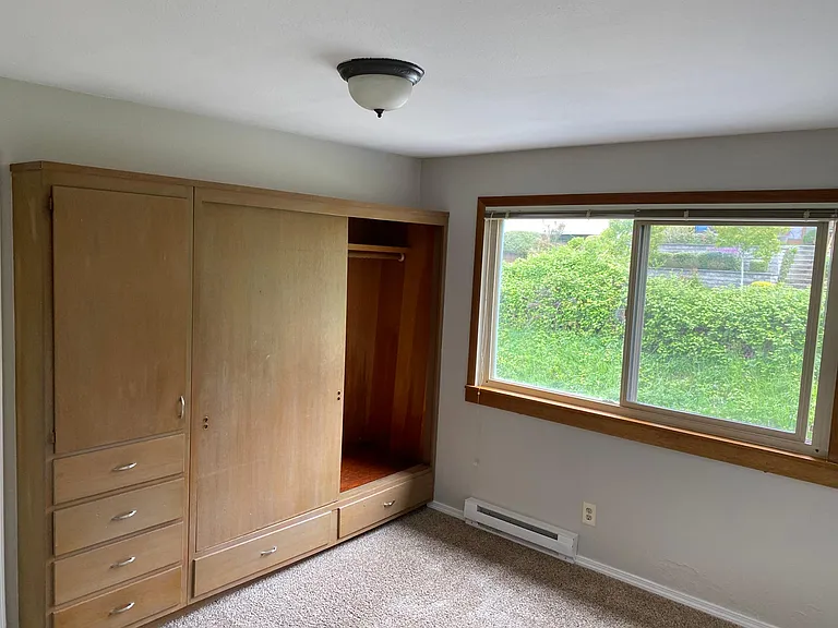 Built in Storage in the bedroom