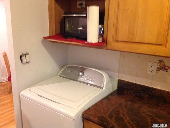 washer dryer in kitchen