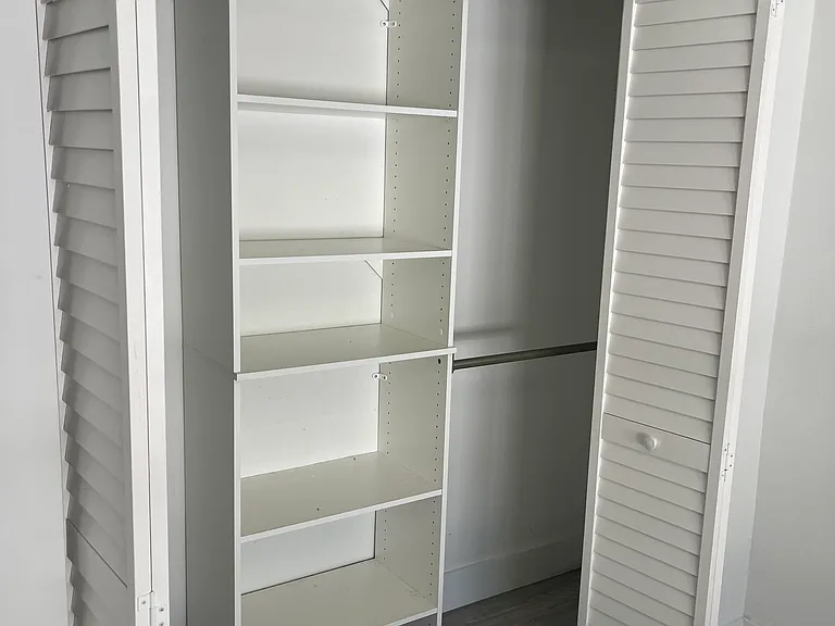 builtin closets in all bedrooms