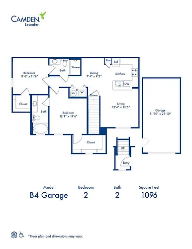 Floor plan B4 Garage