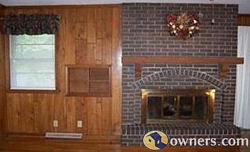 Family Room w/ Pegged Wood Floor