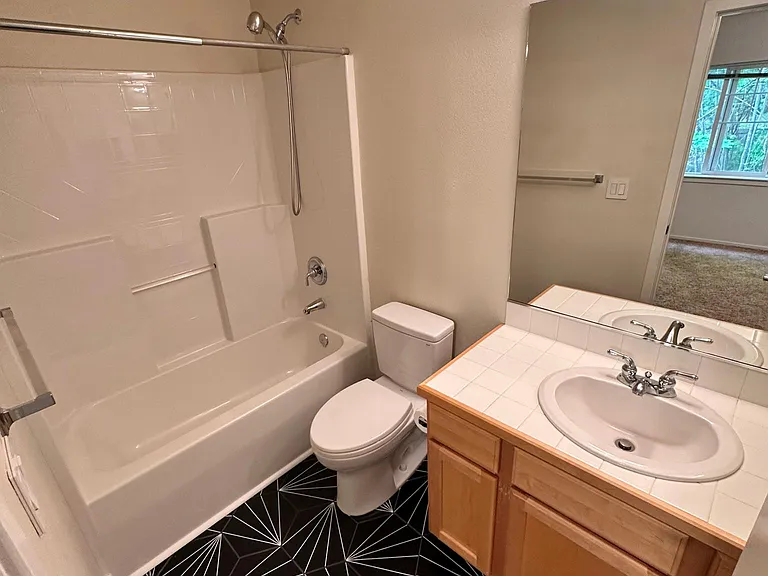 2nd bedroom with 2nd bathroom inside