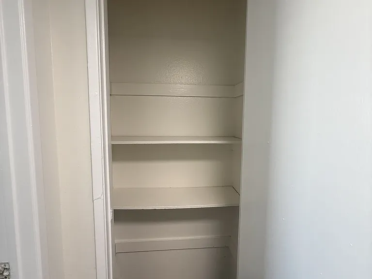 Hallway closet.