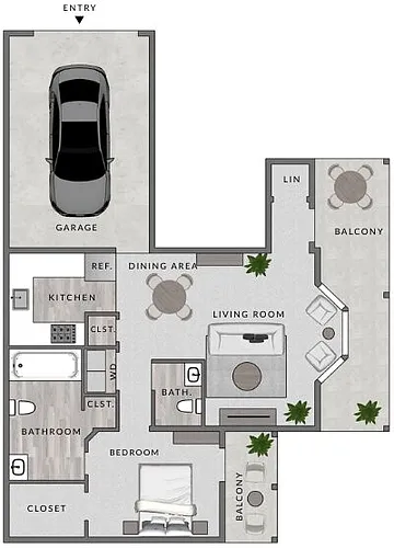 Floor plan A2 - 1X15