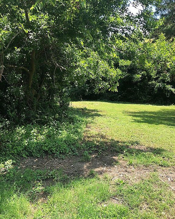 Land has been cleared.  