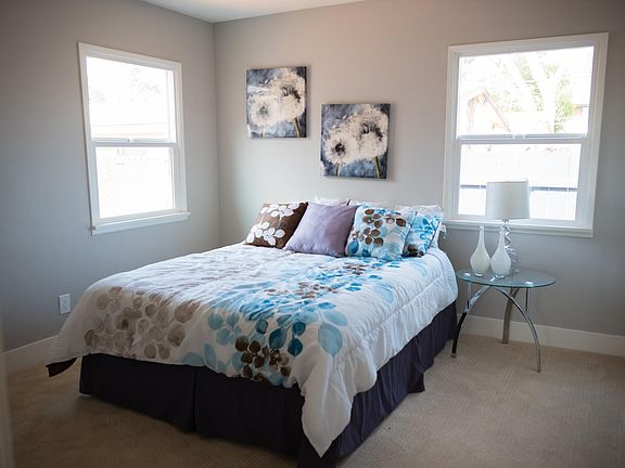 Huge bedroom with windows