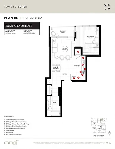 Floor plan Boren B6
