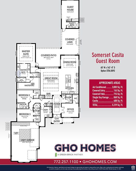 Somerset Guest Plan, The Reserve at Grand Harbor, Vero Beach, FL 32967