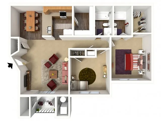 Floor plan Purcell