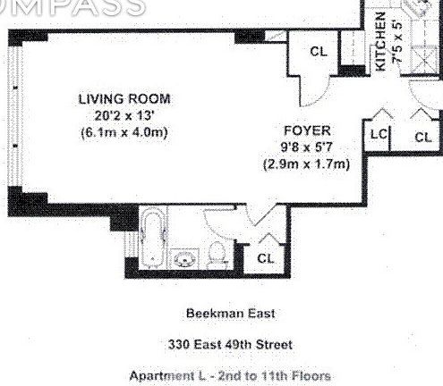 2nd image of 330 E 49th St APT 4L