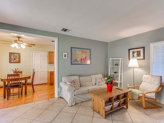 Living room and dining area conveniently situated.