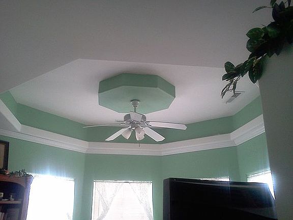 Master bedroom high ceiling