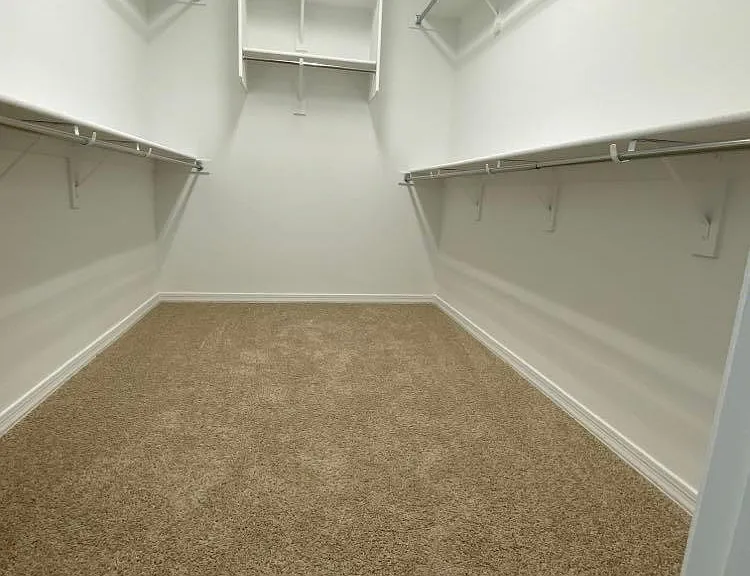 Walk-in closet (master bedroom)