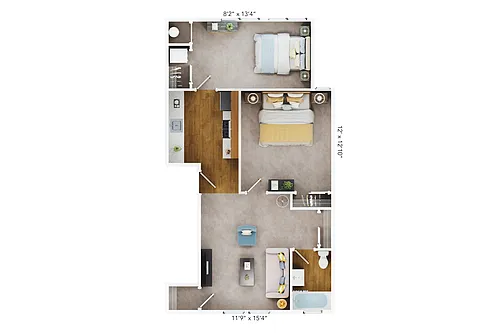 Floor plan B1