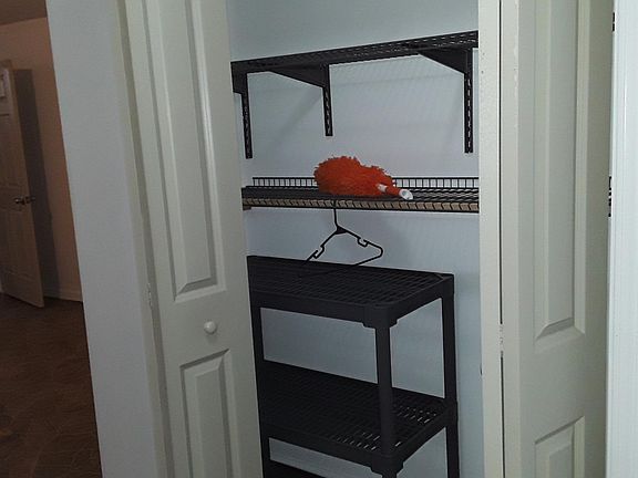 Closet in bedroom