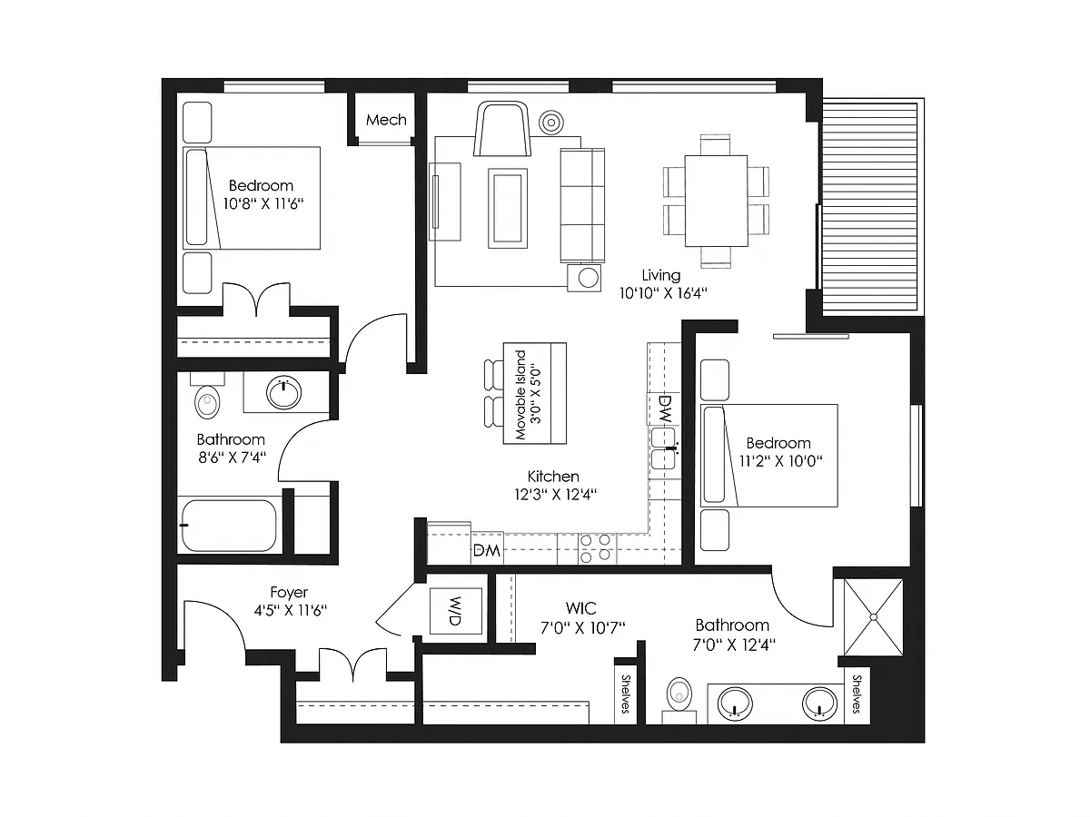 Floor plan B2