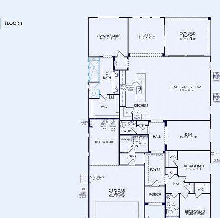 Parklane Floor Plan, Quick Move-In Home, Floor 1