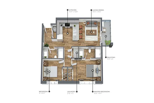 Floor plan 205