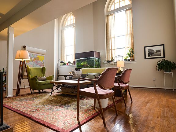 Living Room with 16' windows