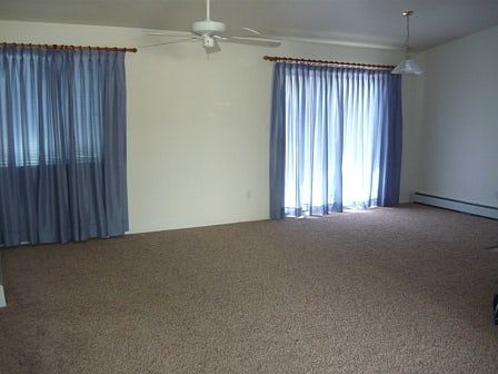 Living and dining areas