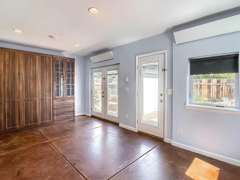 Electric cove heaters on display.