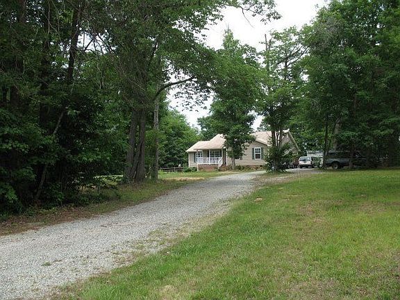 View up Driveway from Street