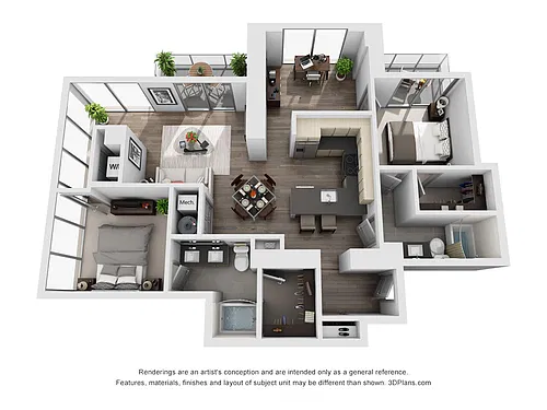 Floor plan 2B