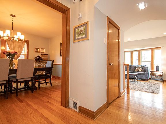 Foyer View into Dining Room and Living Room