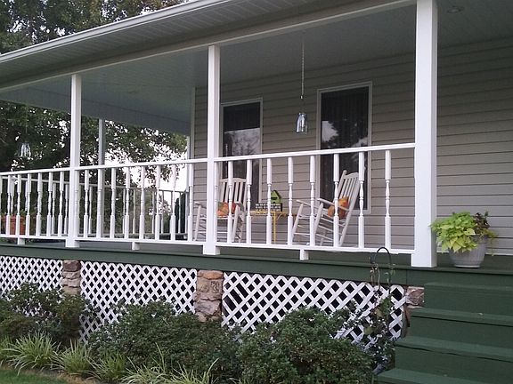 Side access to front porch