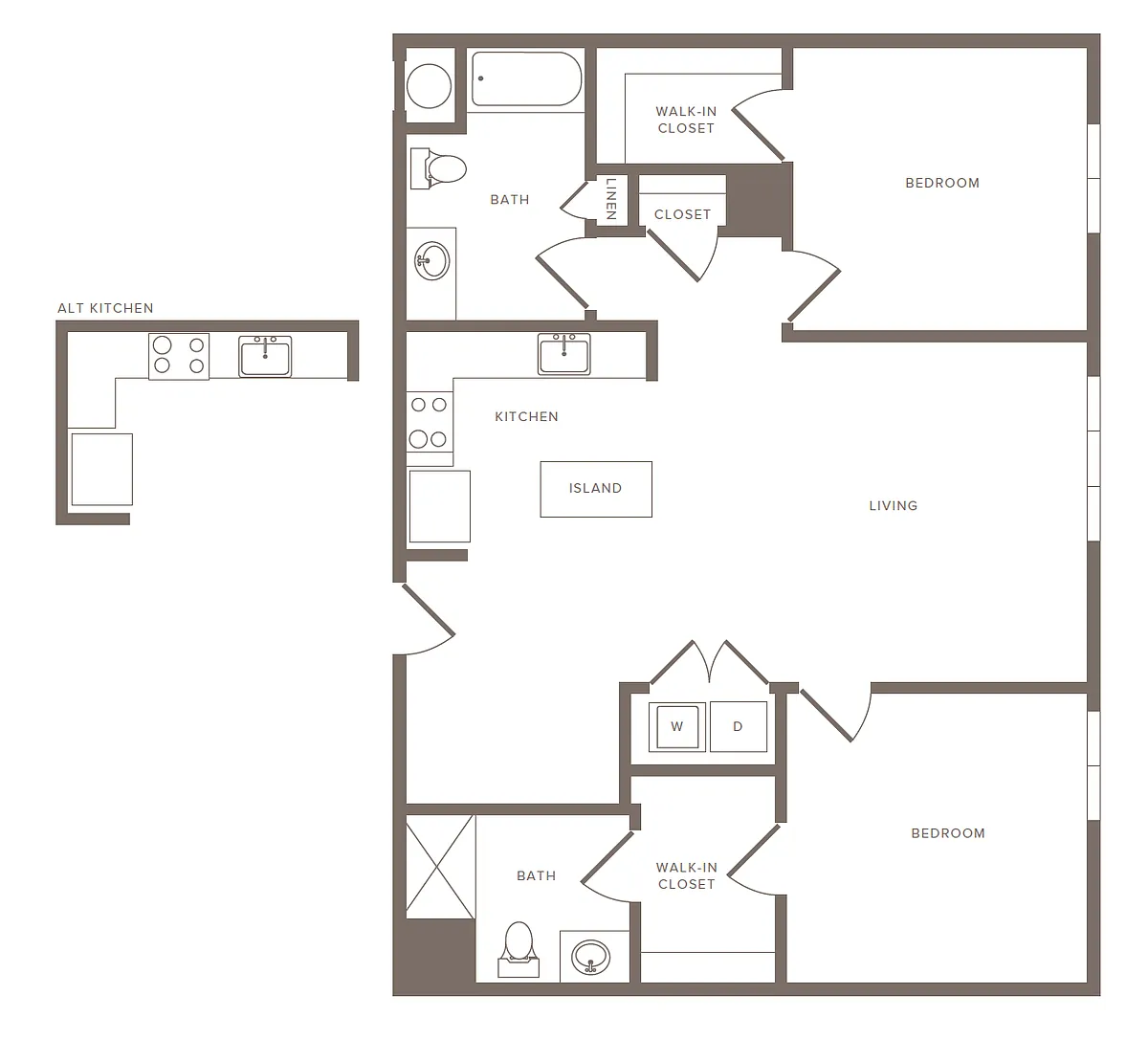 Floor plan B22-TFG