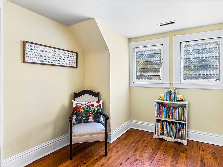 Reading nook.