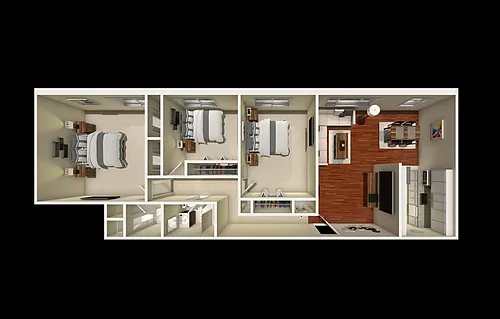 Floor plan Three Bedroom