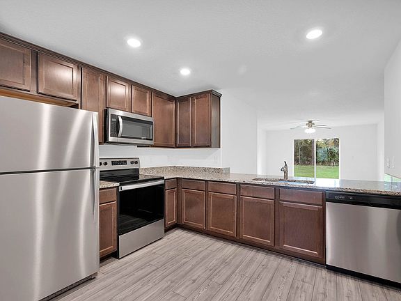 Breakfast bar overlooking the living room