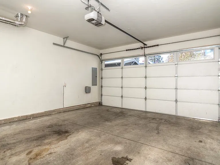 Two car, attached garage