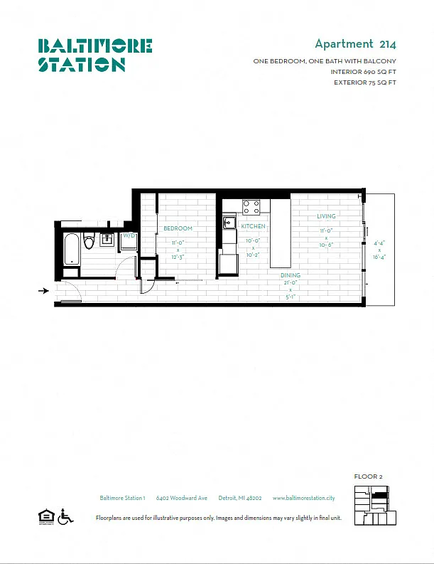 Floor plan 214