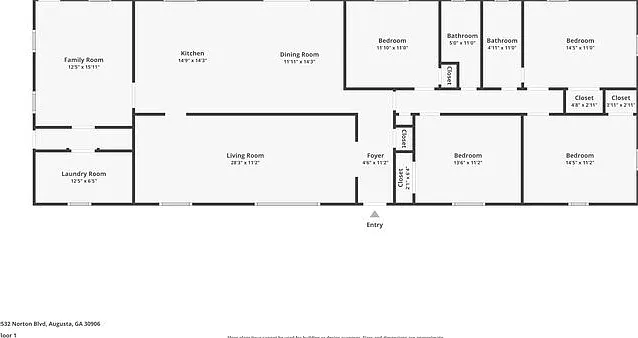 4 bed, 2.0 bath, 2106 sqft, $1,745 — Photo 2