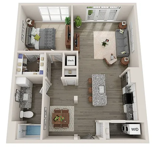 Floor plan A4B