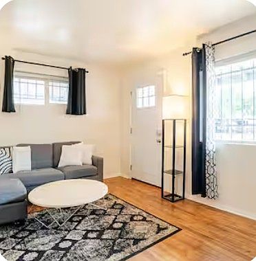 Living room/front door